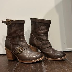 Size 8 Freebird by Steven leather Booties